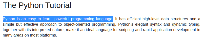 python